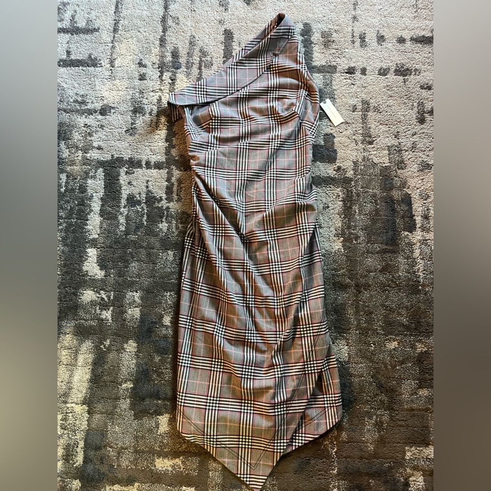 Anthropologie plaid dress